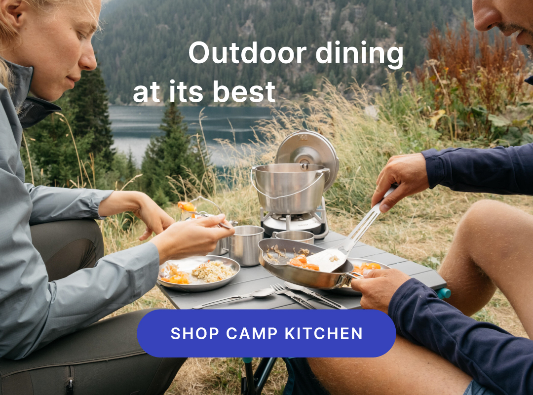 Outdoor dining at its best. Shop Camp Kitchen.