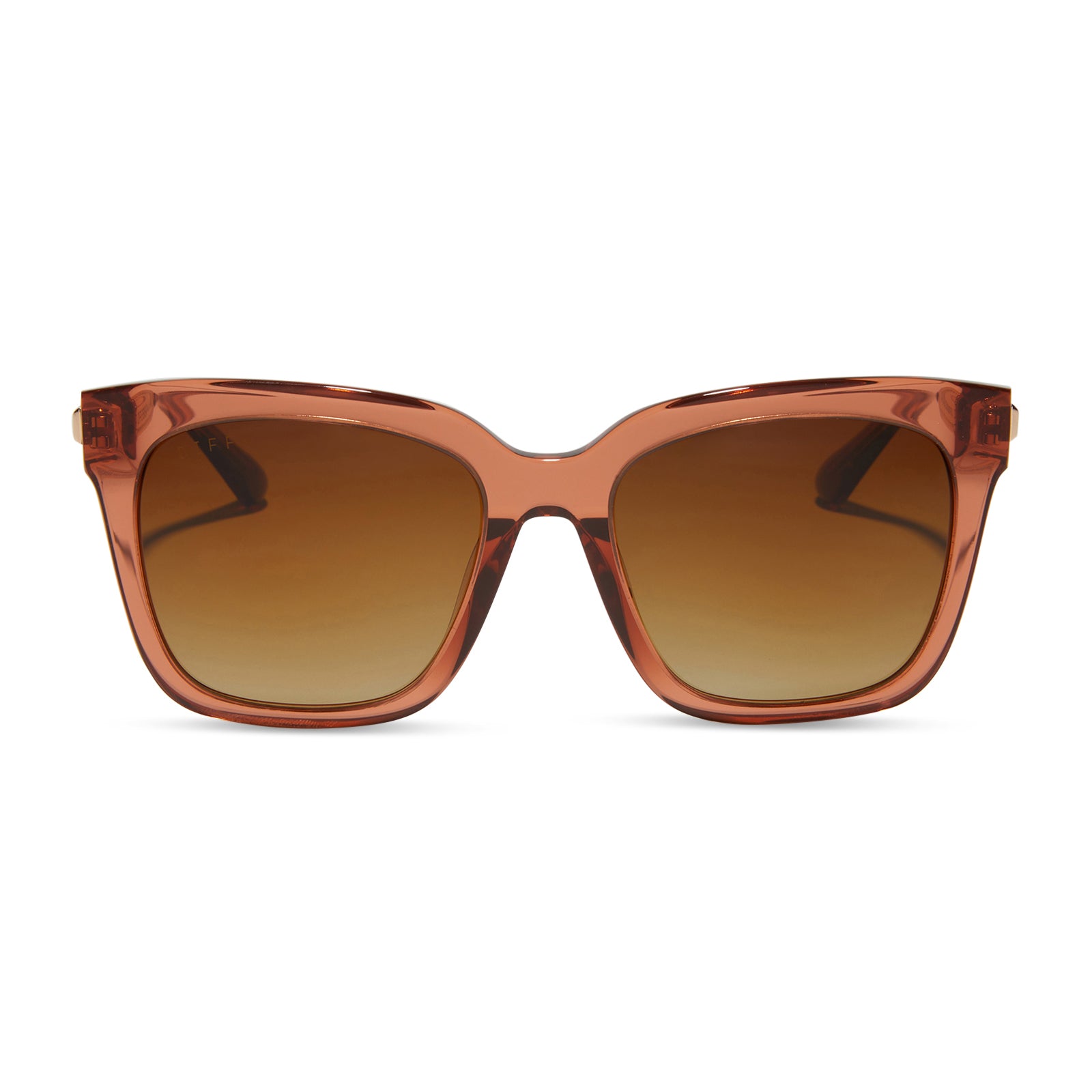 Image of BELLA - BROWN SUGAR + BRONZE GRADIENT POLARIZED SUNGLASSES