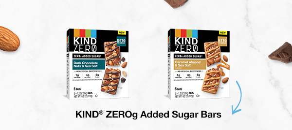 KIND® ZEROg Added Sugar Bars