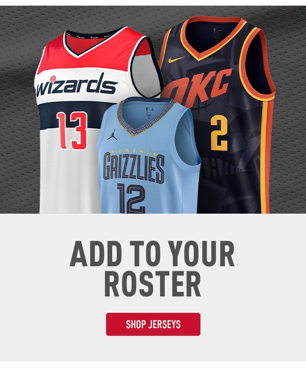 Expand Your Gameday Roster -- NBA Jerseys