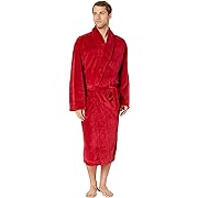 Microfiber Plush Long Sleeve Shawl Collar Robe