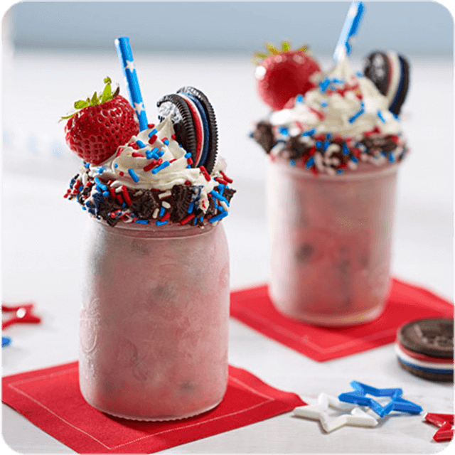 OREO BERRY MILK SHAKE