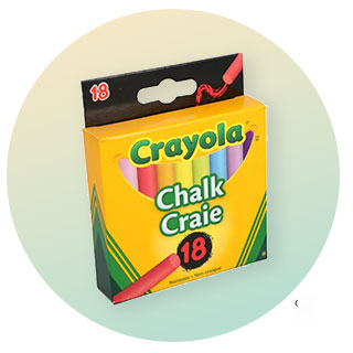 18-ct. Crayola chalk