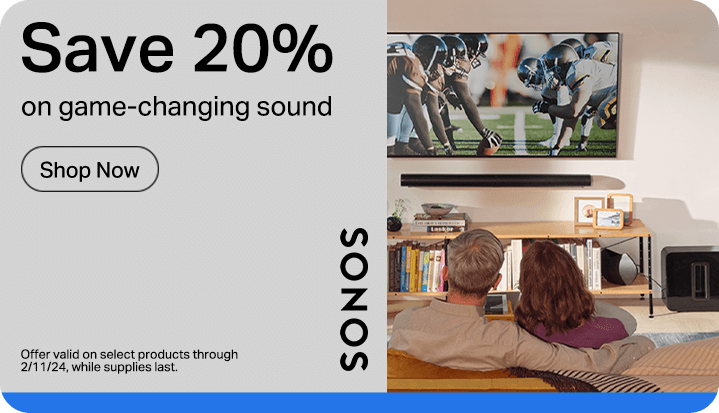 Save 20% on game-changing sound. Shop Now