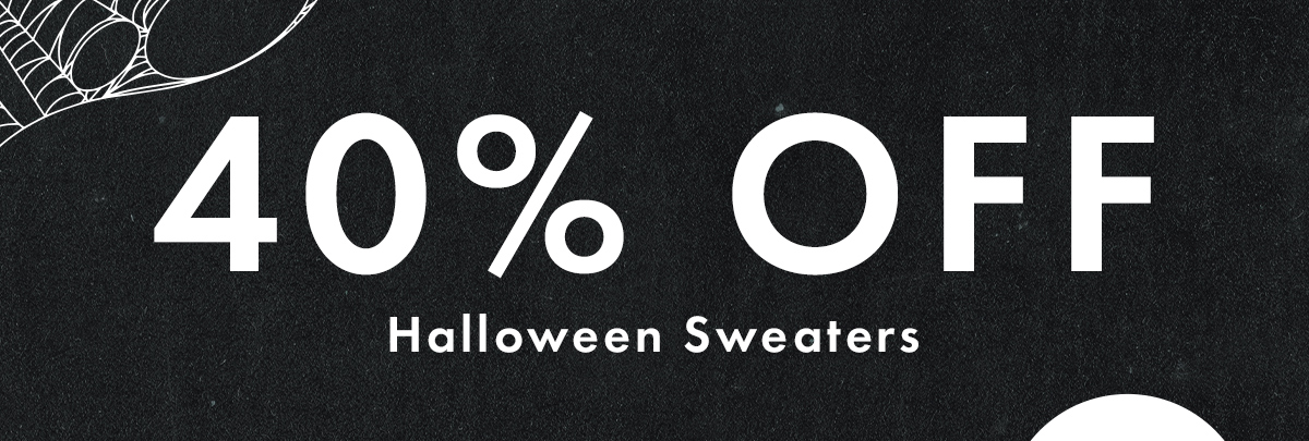 40% Off Halloween Sweaters