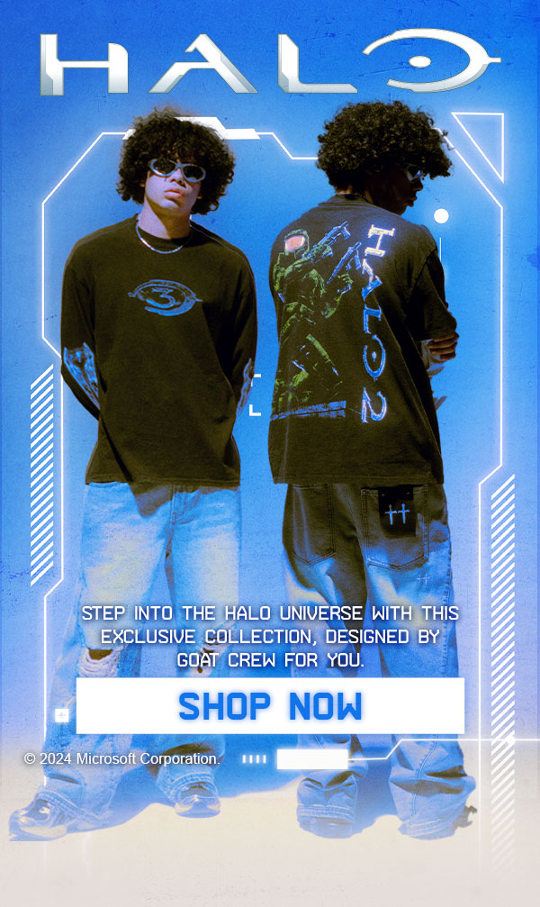 Step into the Halo universe with this exclusive collection. Shop now.