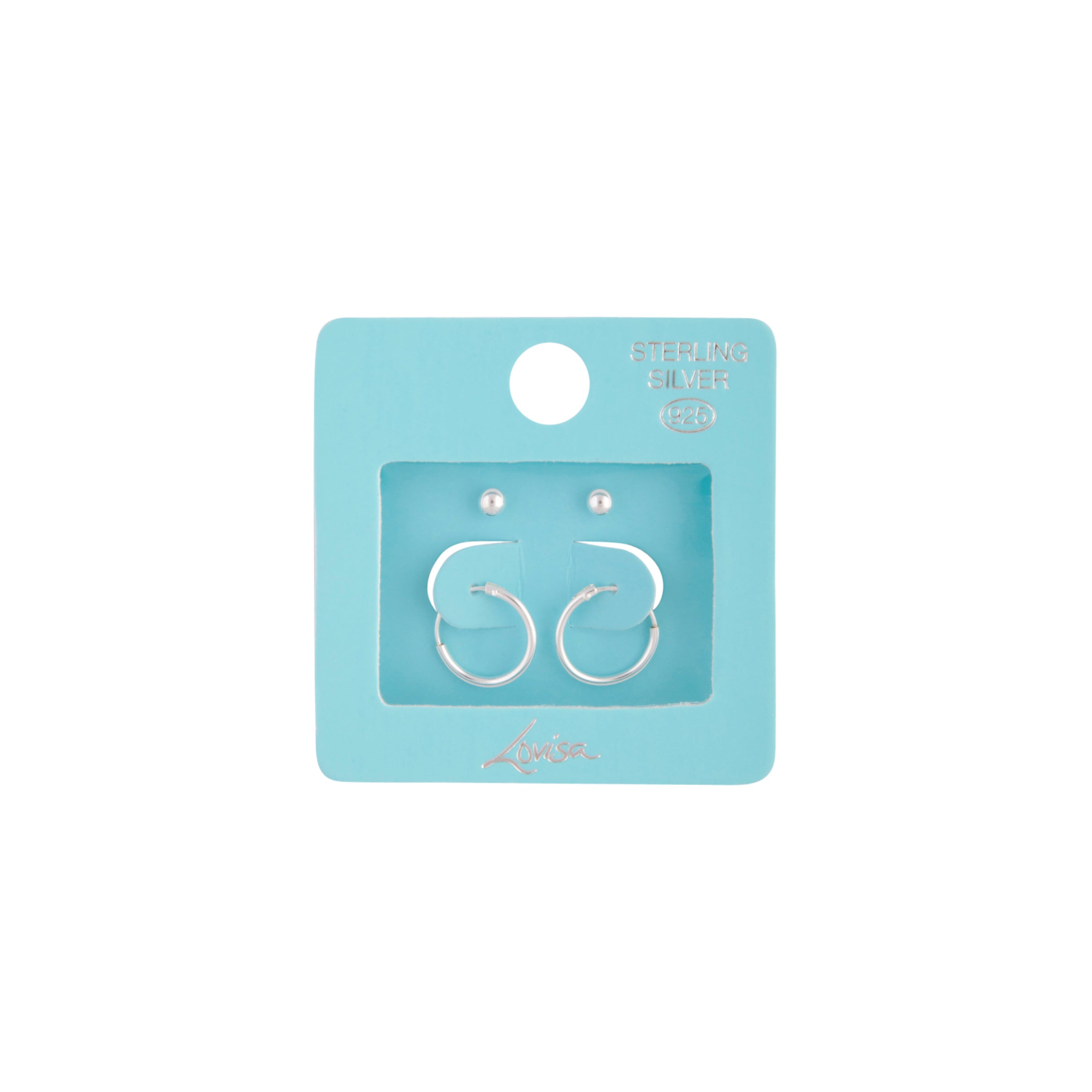 Image of Sterling Silver Stud & Sleeper Earrings