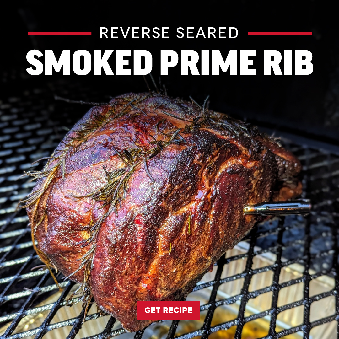 reverse seared smoked prime rib