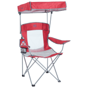 Bass Pro Shops Mesh-Back Canopy Chair - Red/Gray