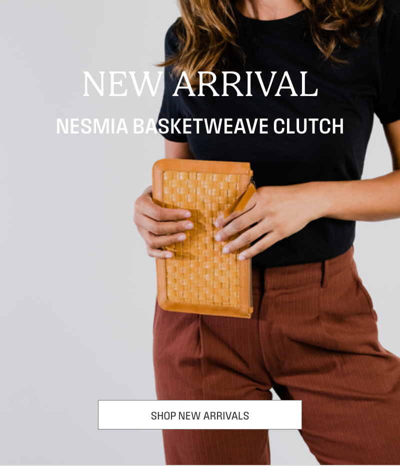 New Arrival: Nesmia Basketweave Clutch