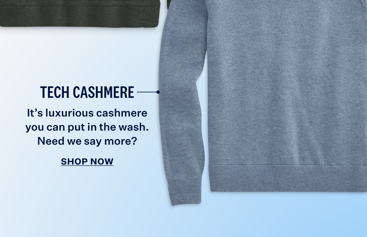 Tech Cashmere Crew Neck Sweater