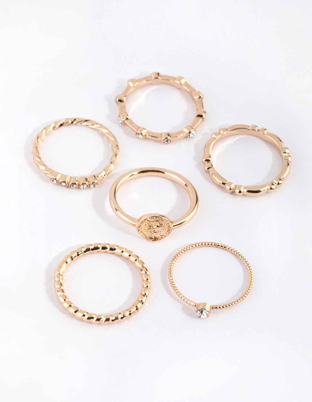 Image of Gold Mini Coin Ring Pack