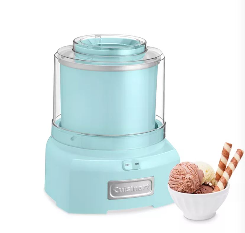 Image of Cuisinart Ice Cream Maker, Aqua Certified Refurbished