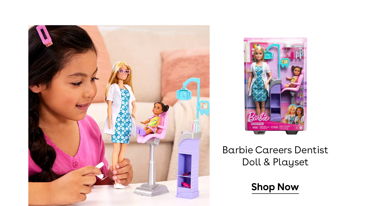 Shop Barbie Careers Dentist Doll & Playset