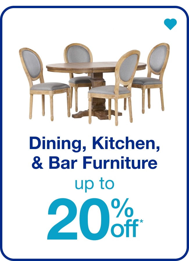 Dining, Kitchen, & Bar Funriture â€” Shop Now!