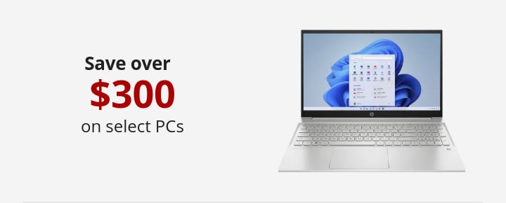 Save over $300 on select PCs