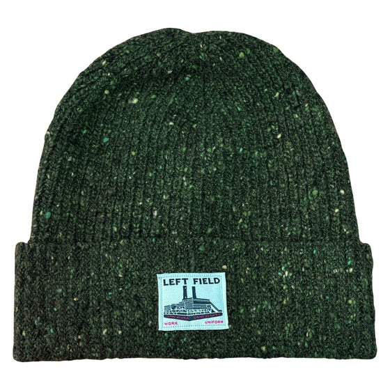 Deep Geen Donegal Irish Wool Watch Cap