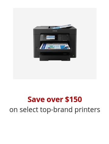 Save over $150 on select printers