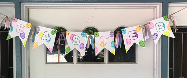 HOW TO MAKE A FESTIVE EASTER BANNER