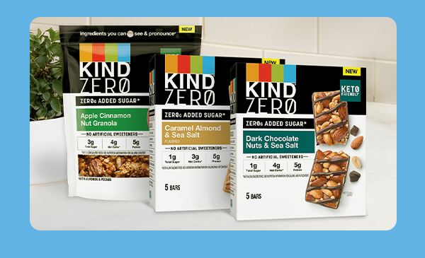 KIND® ZEROg Added Sugar Snacks