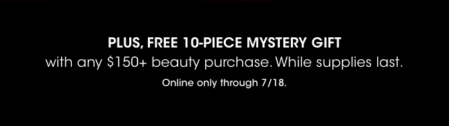 Free 10-piece mystery gift