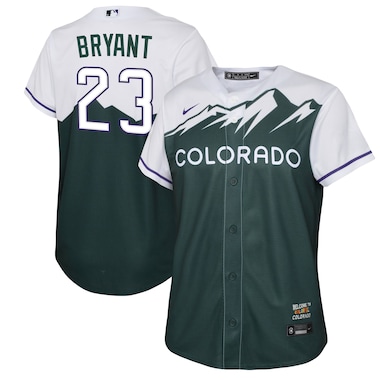 Youth Nike Kris Bryant Green  City Connect Replica Player Jersey