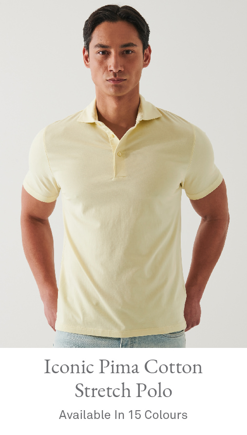 PIMA COTTON STRETCH POLO