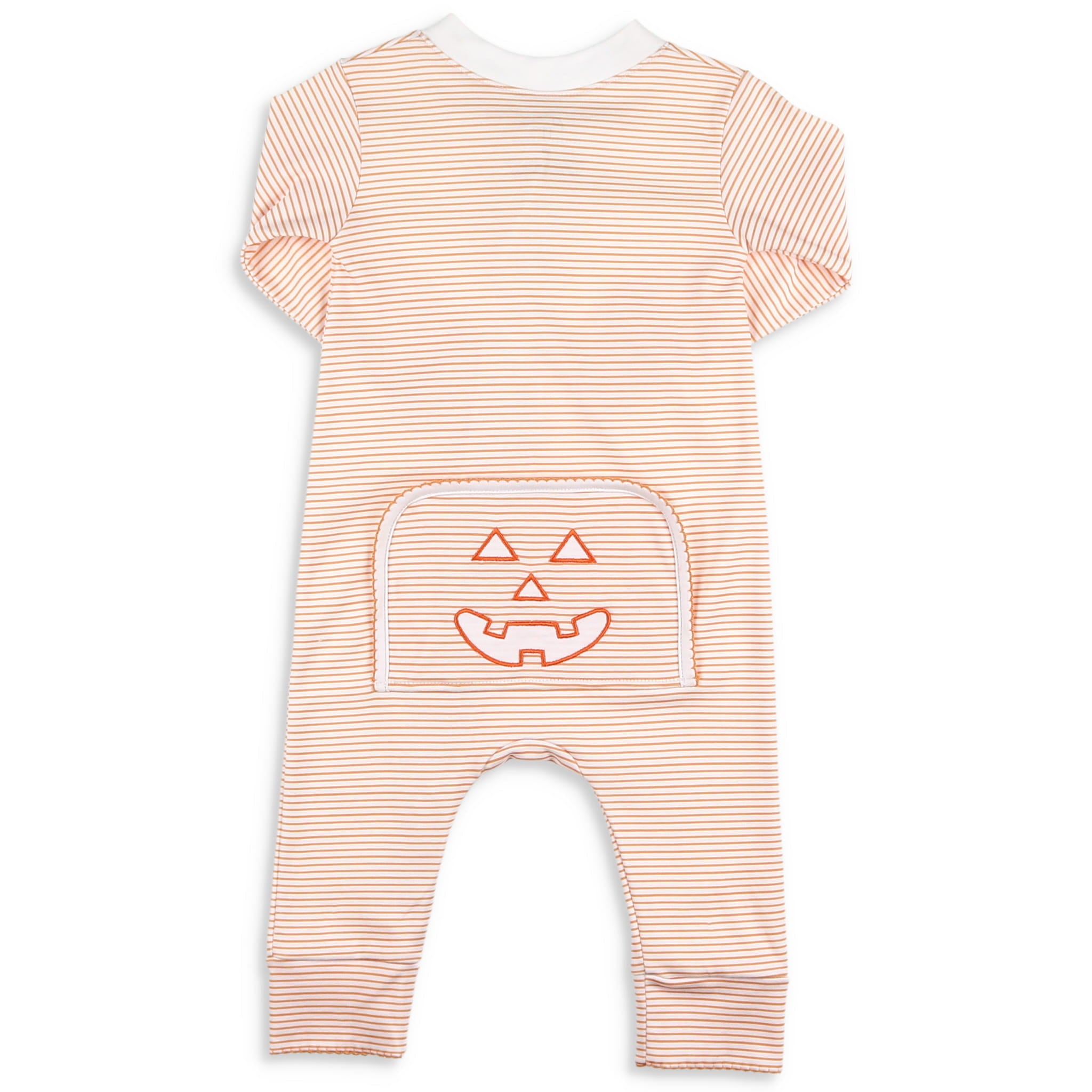 Image of Unisex Pima Onesie - Jack-O-Lanterns