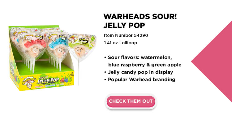 Warheads Sour! Jelly Pop