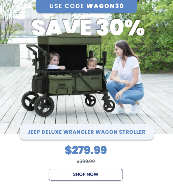 Shop Jeep Wrangler Deluxe Stroller Wagon