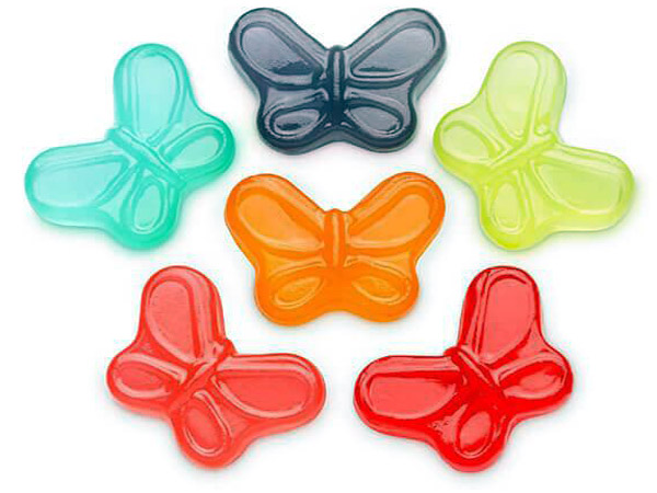 129231 - Albanese Gummy Butterflies Assortment - Mini: 5LB Bag