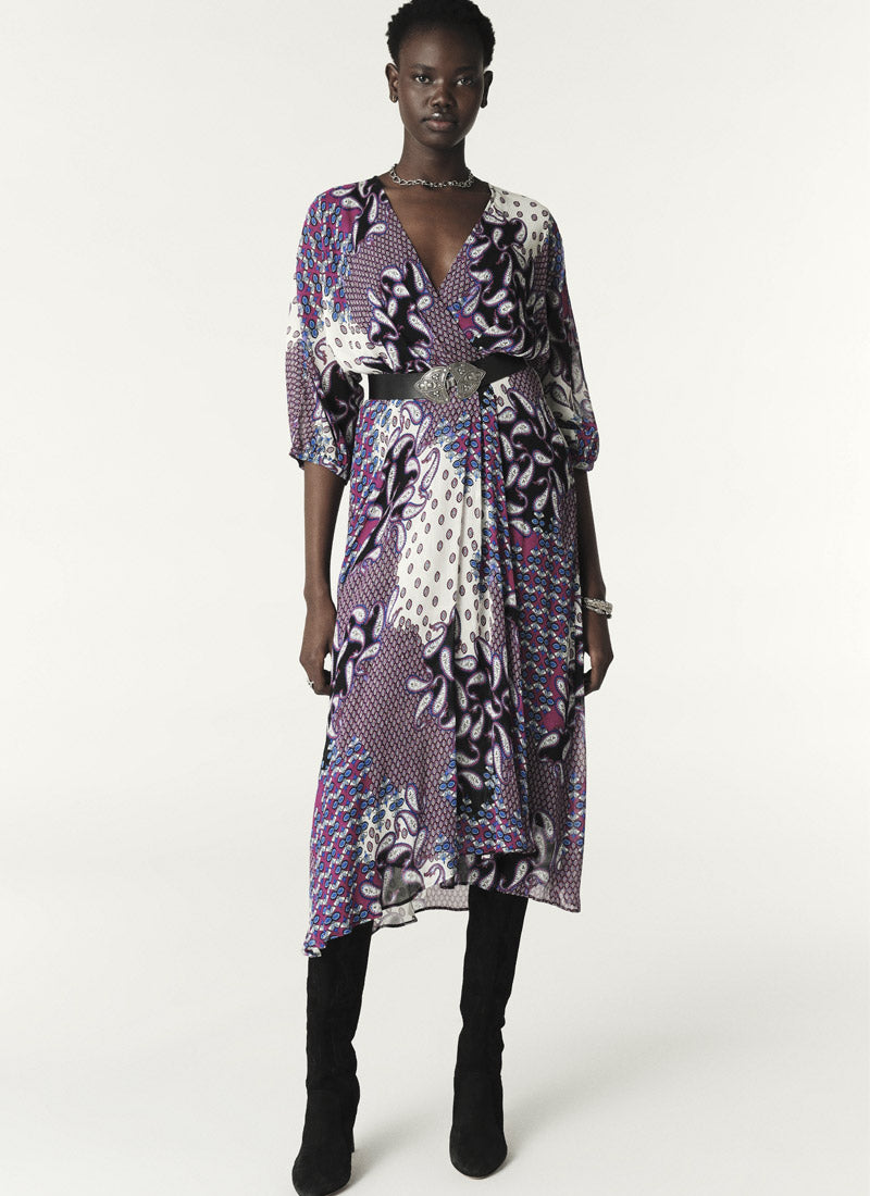 Image of Blake Printed Midi Dress