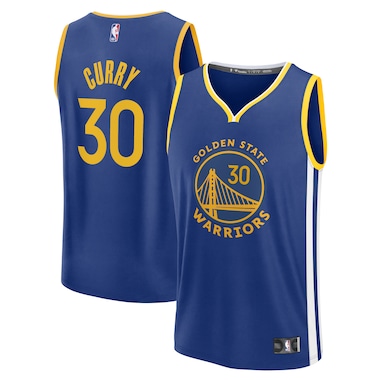 Youth Fanatics Stephen Curry Royal  Fast Break Replica Player Jersey - Icon Edition