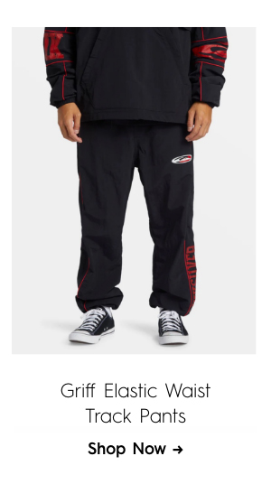 Griff Elastic Waist Track Pants