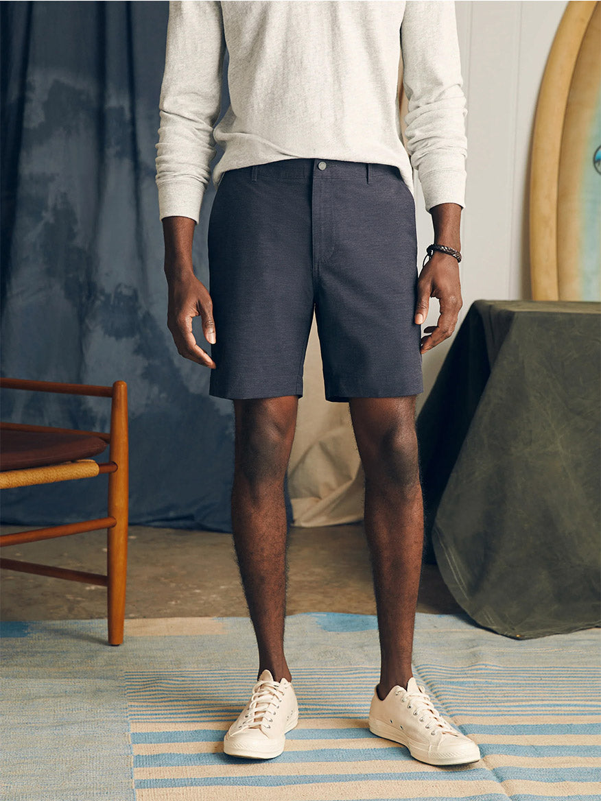 Image of Faherty Brand All Day Shorts in Charcoal