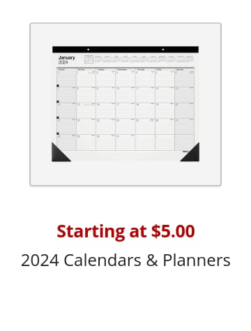 Starting at $5.00 Calendars & Planners