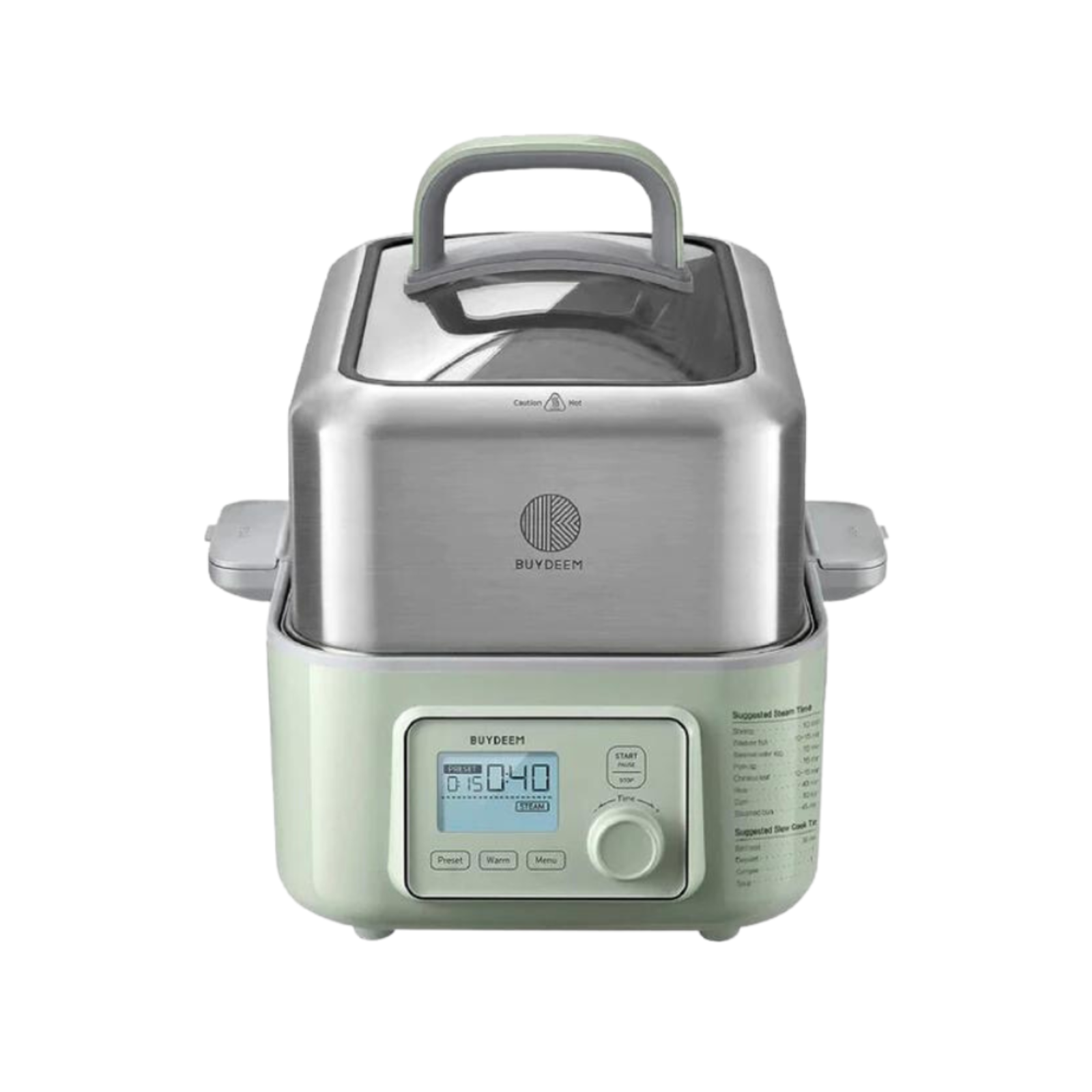 Electric Food Steamer, 5QT (Stew Pots Not Included)