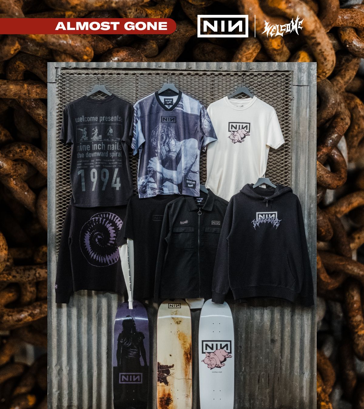 Welcome Presents Their Latest Collab with Nine Inch Nails | SHOP NOW