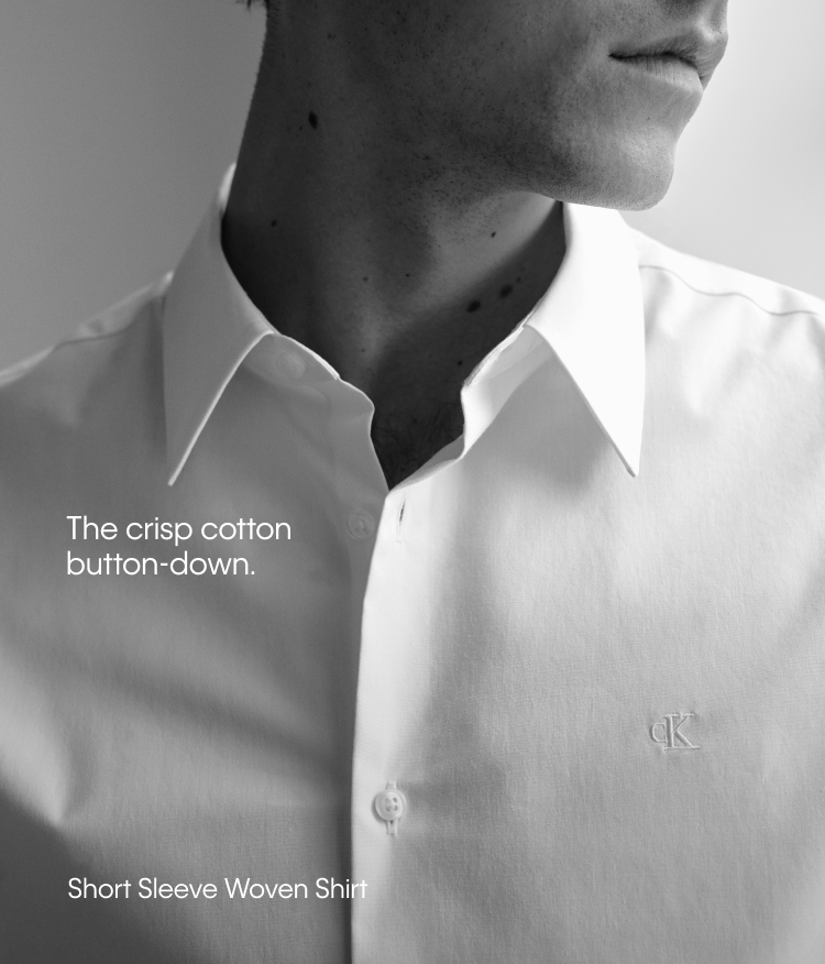 The crisp cotton button-down.