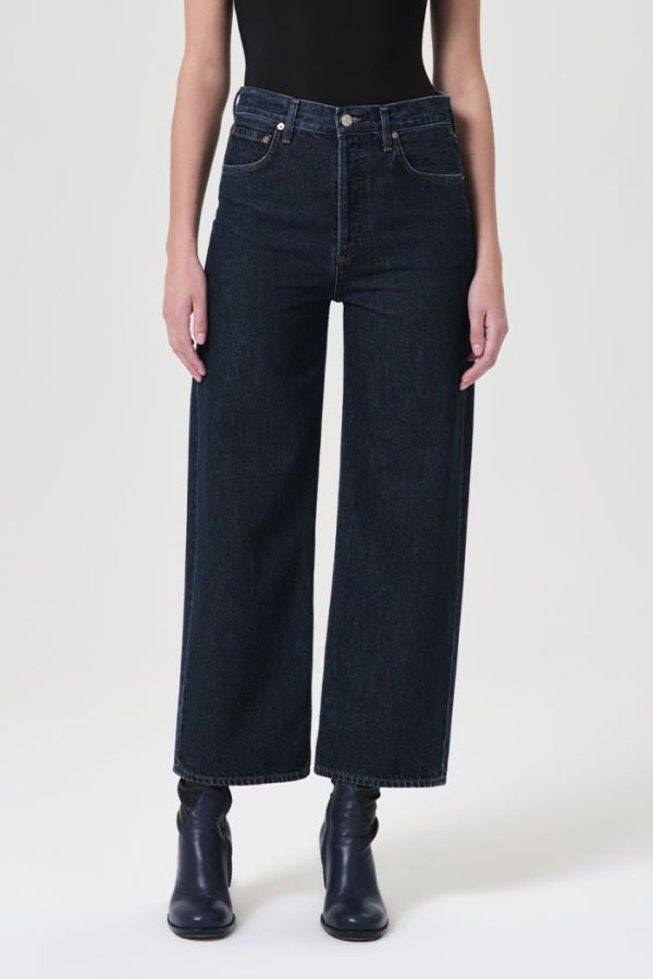 Agolde Ren Hi Rise Wide Leg - Polished