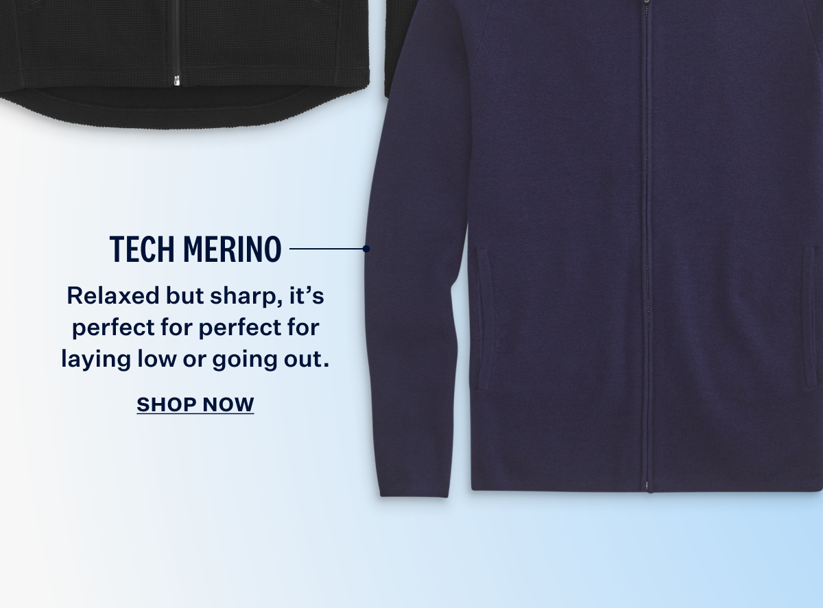 Tech Merino Full-Zip Sweater