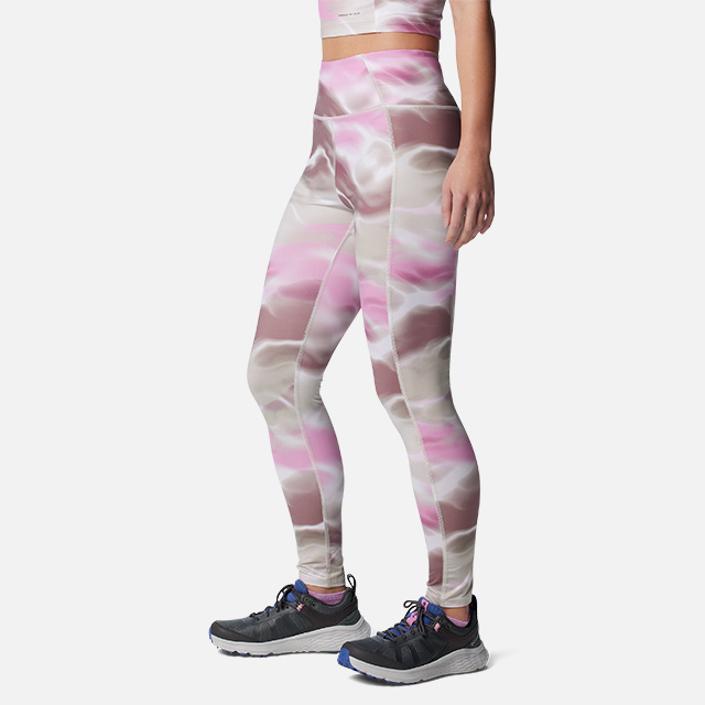 Pink patterned leggings