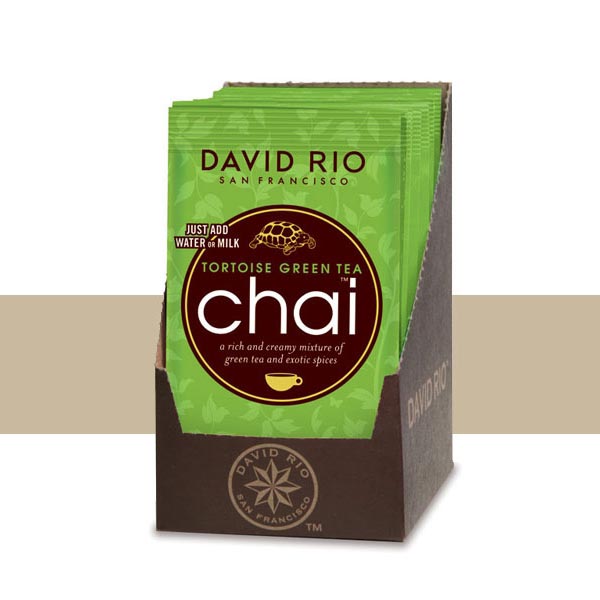 David Rio Tortoise Green Tea Chai packets