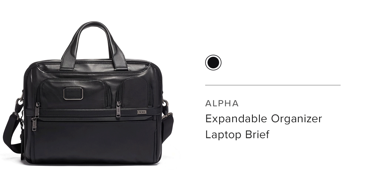 Alpha: Expandable Organizer Laptop Brief