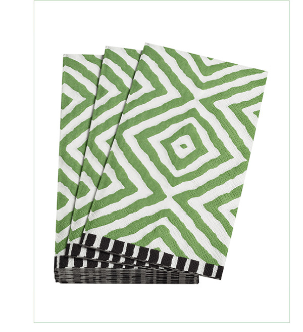 Arrows Green Napkin