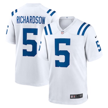  Nike Anthony Richardson White  2023 NFL Draft First Round Pick Game Jersey