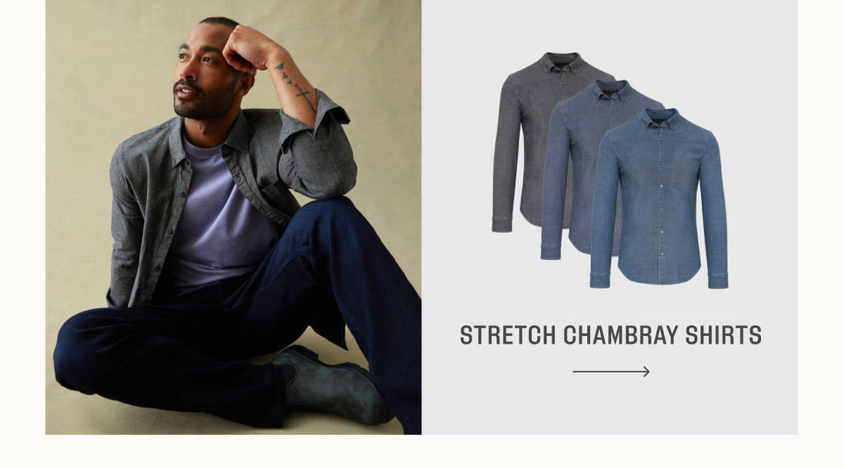 Stretch Chambray Shirts