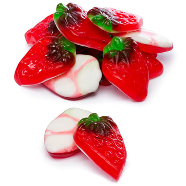 126624 - Gummy Strawberry & Cream Candy: 2KG Bag