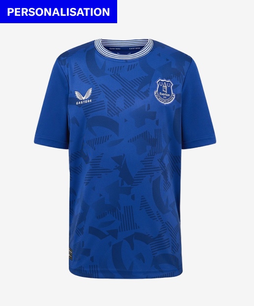  Castore Everton Home Shirt 2024 2025 Juniors