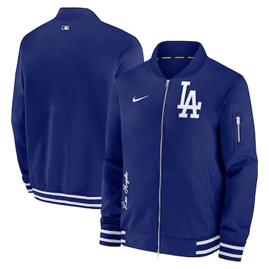  Nike Royal  Authentic Collection Full-Zip Bomber Jacket